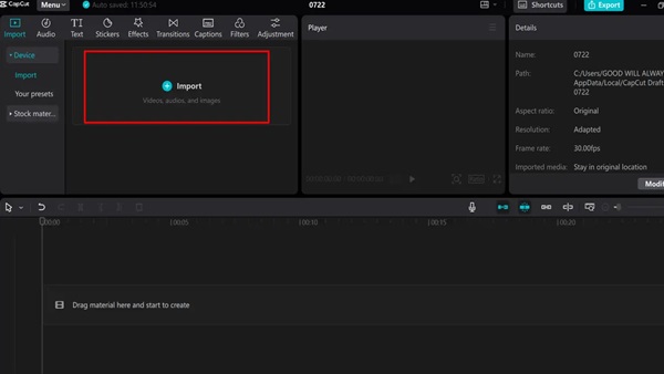remove the image background in capcut android