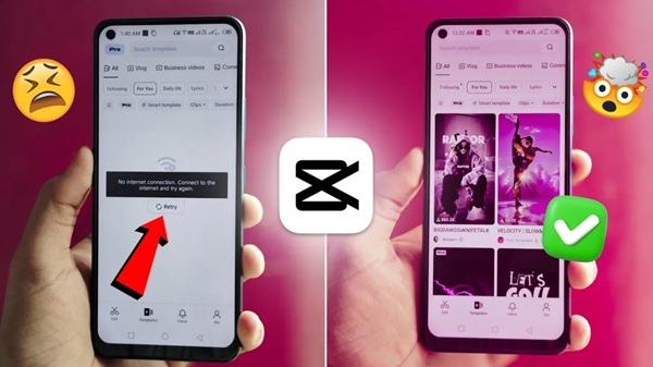 fix capcut network errors mobile