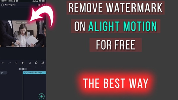 remove alight motion watermark pc