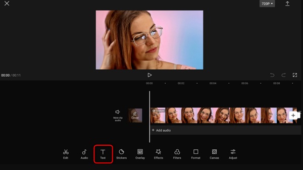 add text in capcut pc