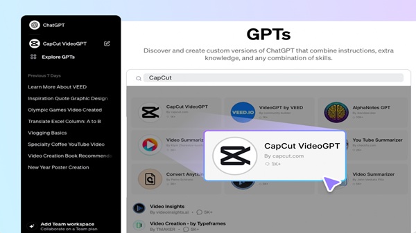 capcut chatgpt plugin